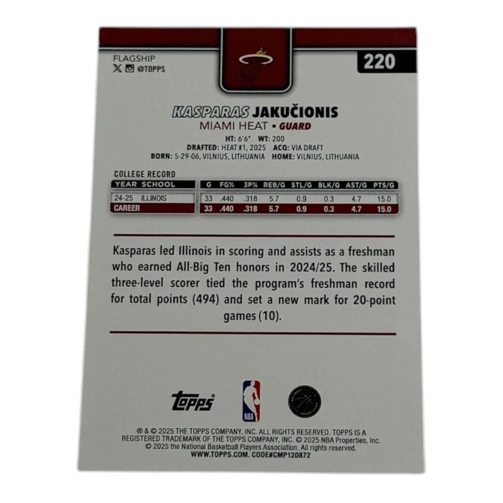 Topps brand player